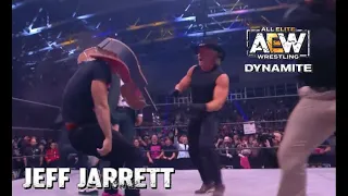 Jeff Jarrett GUITAR SHOT on Max Caster AEW Dynamite Highlights 12 14 22