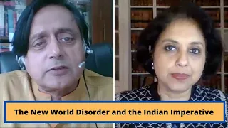 The New World Disorder and the Indian Imperative I Shashi Tharoor #COVID19