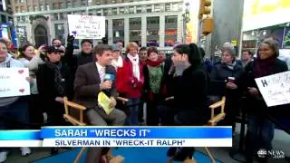 `Wreck-it Ralph` Star Sarah Silverman Interview: Star on John C. Reilly, Animation Proces