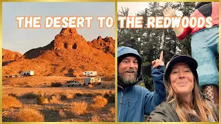 #10 Lake Havasu Arizona to Arcata, California| BLM Campground| VAN LIFE| RV LIFE