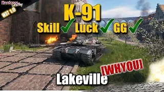 WORLD OF TANKS K-91 lucky but also skilled carry on Lakeville