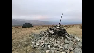 WILDCAMPING IN THE LAKE DISTRICT. HARTER FELL. JAN 4TH 2019