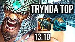 TRYNDAMERE vs KLED (TOP) | 6/1/5, Rank 9 Trynda | NA Challenger | 13.19