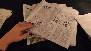 ⏰ 4 Hours of Gentle ASMR Newspaper - Sleep, Study & Relaxation - No Talking