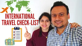 Things to Do / Pack before international travel from India #travelchecklist #movingtodenmark