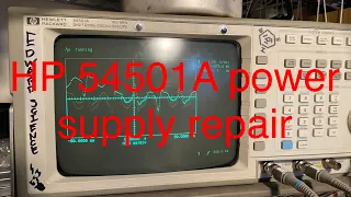 HP oscilloscope repair