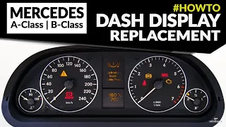 Mercedes A-Class W169 and B-Class W245 instrument cluster display replacement
