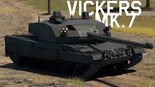 Tea Pot Size TurretㅣWar Thunder Vickers Mk.7ㅣUHQ 4K