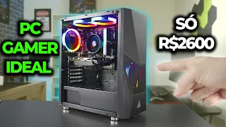 PC GAMER IDEAL POR R$2600, O MELHOR PARA MONTAR HOJE! RODA TUDO EM FULL HD (COM TESTES) - PC 02