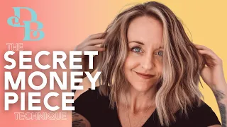 money piece highlight |  how to do face framing highlights on any hair type