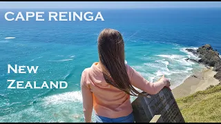 UA in NZ. Cape Reinga. Northland. New Zealand. Tasmanian sea, Pacific. Мыс Реинга, Новая Зеландия.