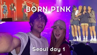 BLACKPINK BORN PINK WORLD TOUR SEOUL DAY 1 CONCERT VLOG/REACTION!!