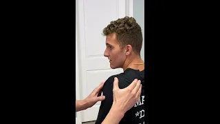 Chiropractor SHOCKED 😱 By How Loud His Shoulder GRINDS & Clicks! #shorts