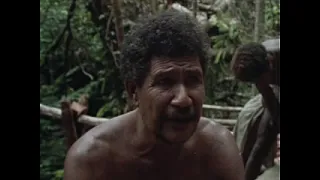 making of Tepuke canoe in Daff Island.