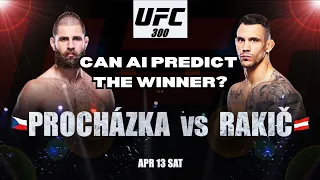 UFC 300 Jiri Prochazka Vs Aleksandar Rakic AI Simulation