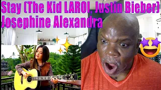 Josephine Alexandra reaction -STAY (The Kid LAROI, Justin Bieber) Fingerstyle Guitar Cover Indonesia