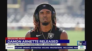 ‘We cannot stand for the video of Damon with a gun,’ Raiders GM says after team releases Damon Arnet