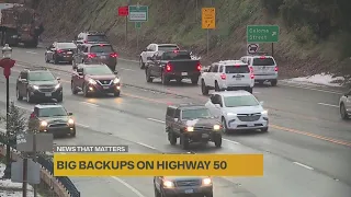 Sierra traffic: Highway 50 open, Interstate 80 open with restrictions