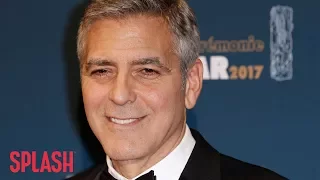 George Clooney’s Twins Have His Nose and Dark Hair | Splash News TV