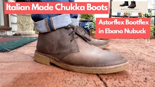 Reviewing the Astorflex Brownflex Chukka Boots in Ebano Nubuck  |  Relaxed Italian Style