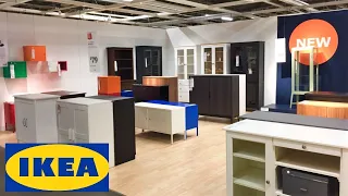 IKEA CABINETS SIDEBOARDS BOOKCASES STORAGE HOME FURNITURE SHOP WITH ME SHOPPING STORE WALK THROUGH