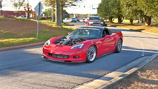 Cars Cruising Into Atlanta Caffeine & Octane (Chill Video) - April 2024