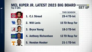 🚨 Mel Kiper Jr.'s 2023 QB rankings are here 🚨 | Get Up