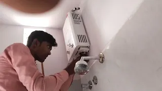 Bajaj ka gas geyser Hai ham log usko Install kar rahe hain install karna dr plumber