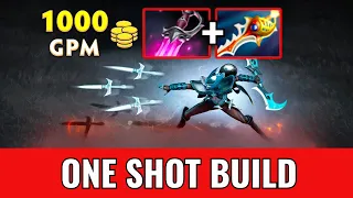 1000GPM Phantom Assassin One Shot 31Kills Rapier + Khanda Builds in 7K MMR