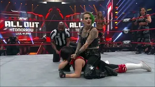 SARAYA,Toni  & Ruby Soho (Outcasts) VS Britt Baker DMD, Hikaru Shida & Krist Statlander Full Match