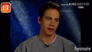 Paul Walker’s ET Interview in 1999