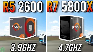 Ryzen 5 2600 vs Ryzen 7 5800X - Big Upgrade?