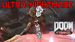 [WR] DOOM Eternal 100% Restricted Ultra-Nightmare in 1:39:56