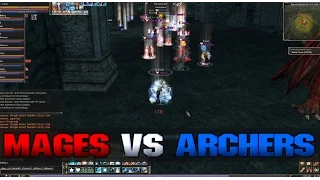 Lineage 2 Classic (RU official - Gran Kain) - Mystic Muse 76 PvP. Mages vs Archers