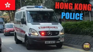[Hong Kong] Police Cars Responding Siren & Lights! (Compilation)