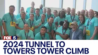 Runners honor 9/11 heroes, military at 2024 Tunnel to Towers Tower Climb