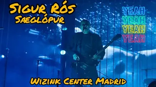 Sæglópur. SIGUR RÓS Live. World Tour 29 Sep 2022. Wizink Center Madrid España