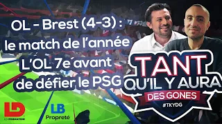 Renversant contre Brest (4-3), l’OL est 7e de L1 avant de défier le PSG