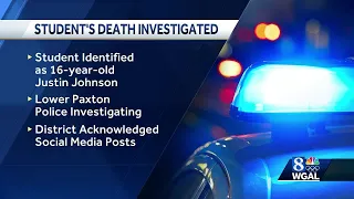 Police investigating 16-year-old boy's death in Dauphin County