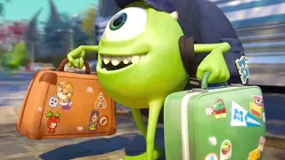 Mike's first day at Monsters University (Monsters University 2013)