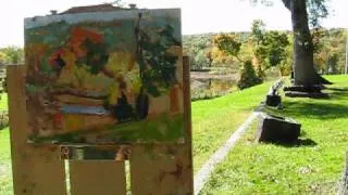 Plein Air Oil Painting Demo "At the Park" by Ramona Dooley