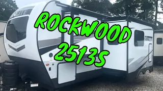 NEW 2023 FOREST RIVER ROCKWOOD MINI LITE 2513S TRAVEL TRAILER Dodd RV OUTSIDE KITCHEN WALKTHROUGH