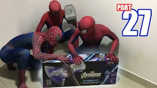 Spiderman Bros Unboxing Life size Thor Stormbreaker from Thor Love and Thunder!! Funny Unboxing