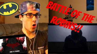 Batman- Robin vs Red Hood (Fan Film) - REACTION!!