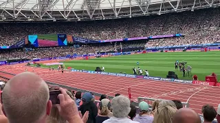 400m Hurdles European record - Femke Bol - London Diamond League 2023 (stand view)