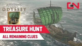 Where to FIND the REMAINING CLUES of the Treasure Hunt in AC Odyssey | A Kind of Treasure Hunt Quest