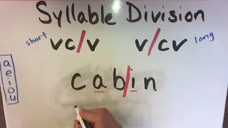3rd - Phonics - VC/V & V/CV syllable patterns