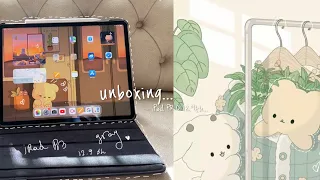 iPad Pro 12.9 th " + Apple Pencil.  unboxing ♡*.*"vlog with Dona "