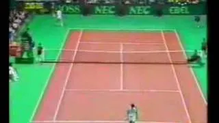 Leconte v Sampras Davis Cup 1991 Final USA v FRA 3 14