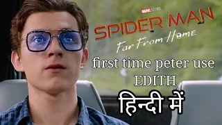 Peter first time use EDITH in hindi in my voice